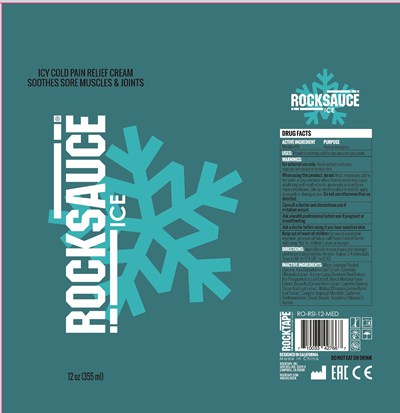 Label (Rocksauce Ice 12 Oz)